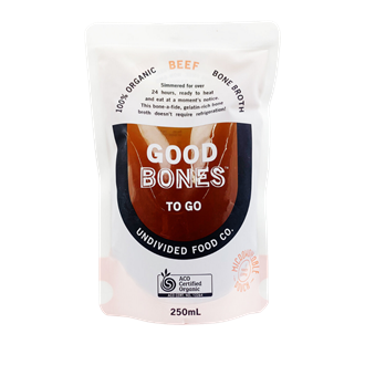 (BACK SOON) Good Bones To Go - Organic Beef Bone Broth - 250ml